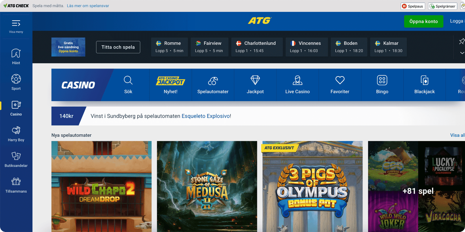 ATG Casino Spel
