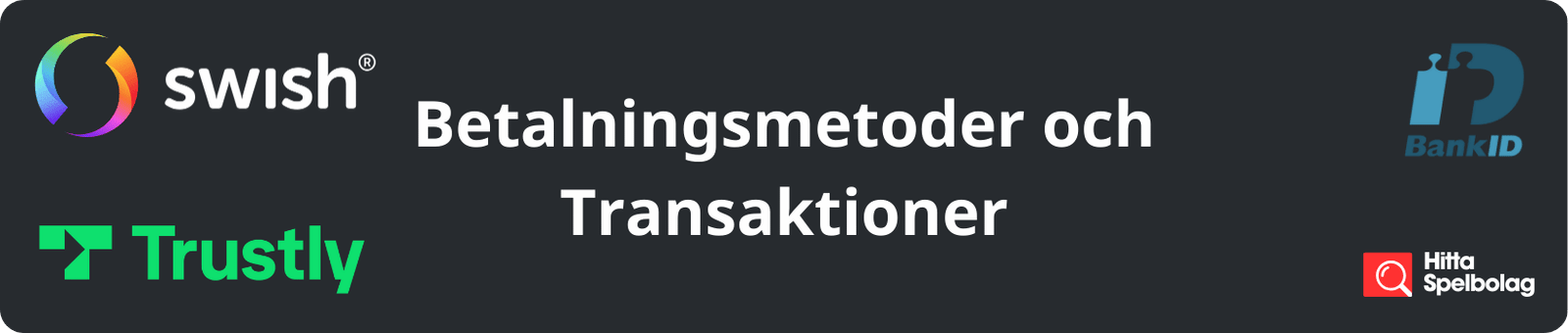 Betalningsmetoder och Transaktioner