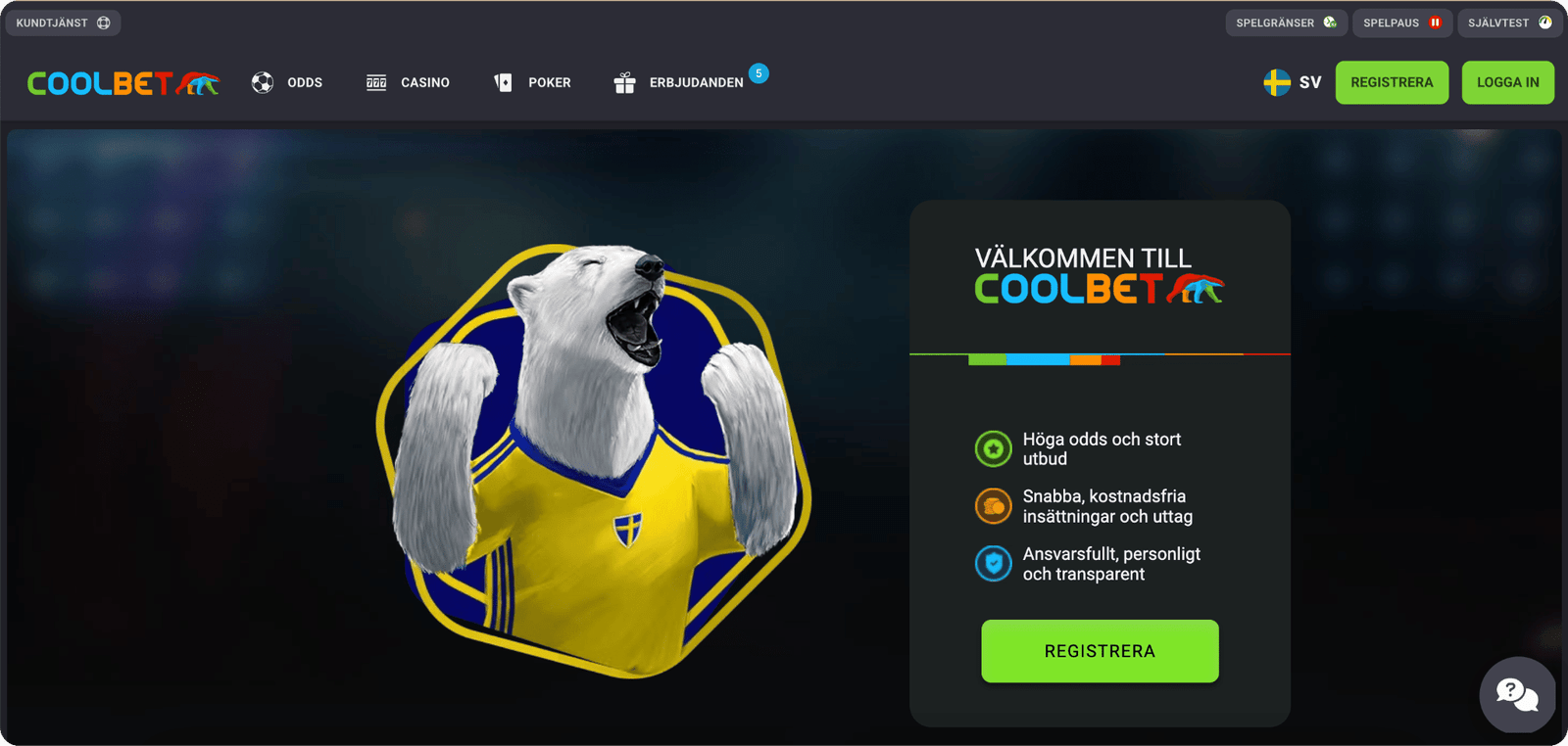 Coolbet Casino Startsida
