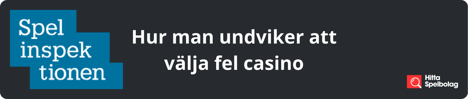 Hur man undviker att välja fel casino