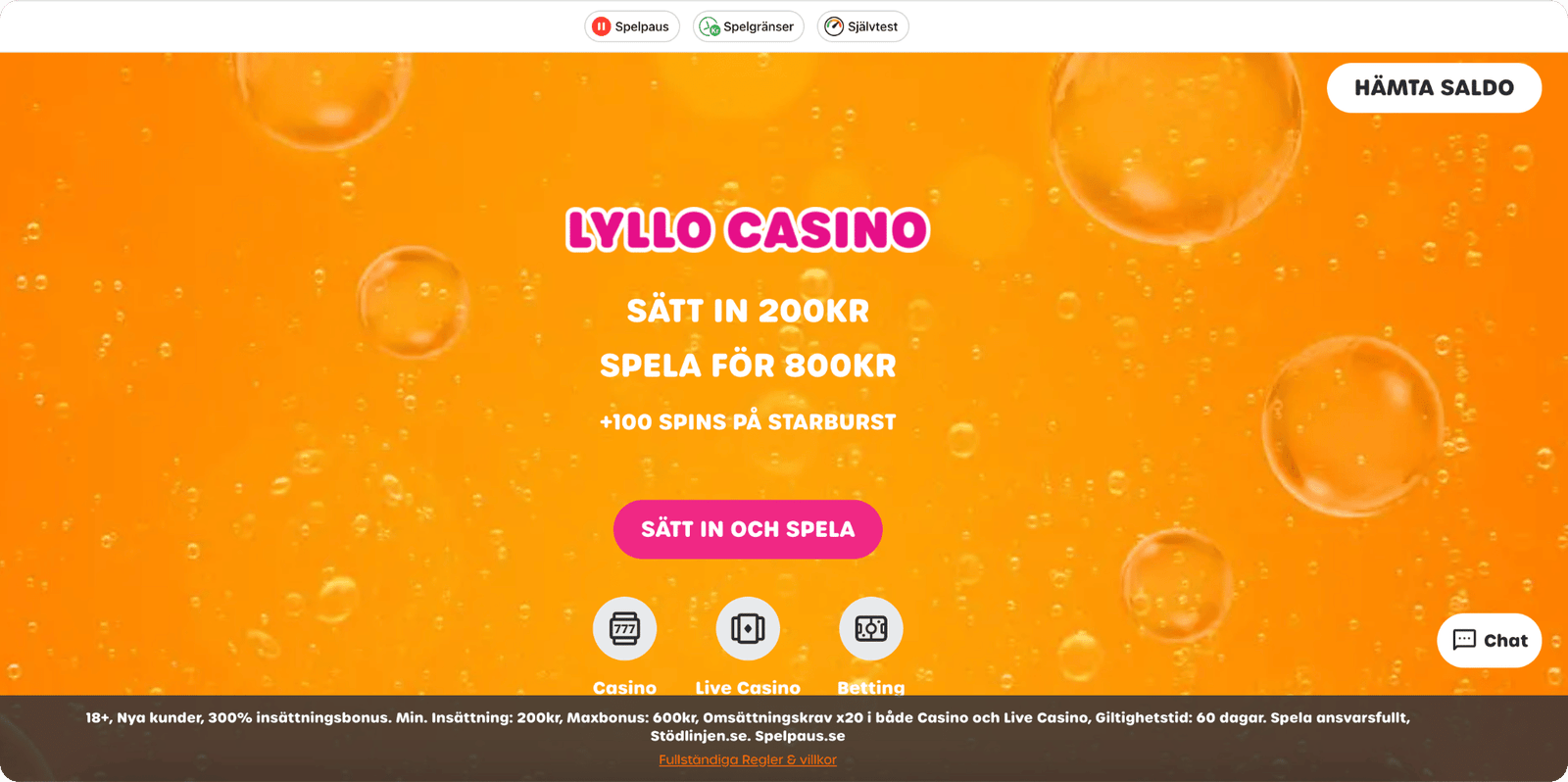 Lyllo Casino Startsida