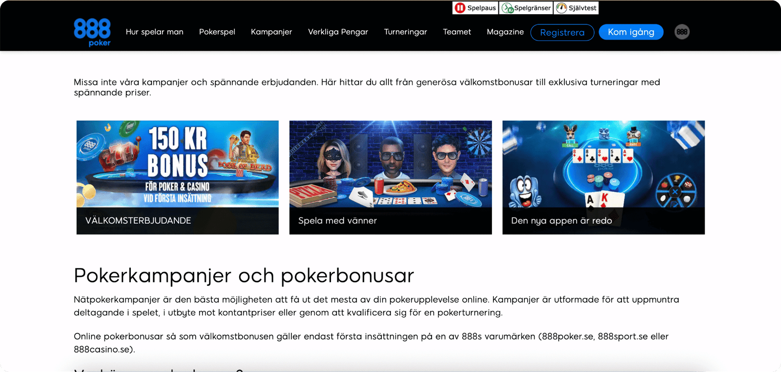 888poker Välkomstbonus och kampanjer
