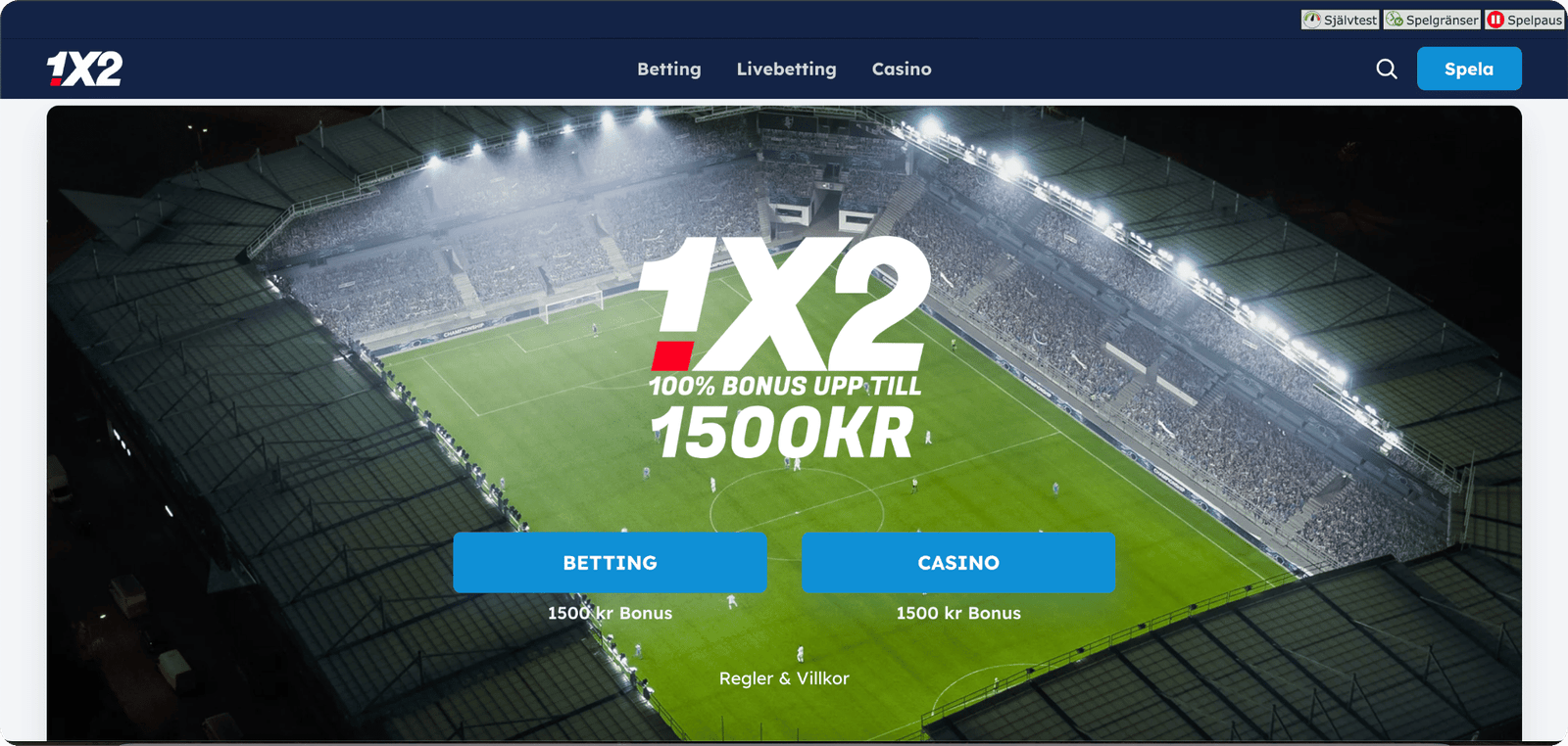 1x2 Startsida