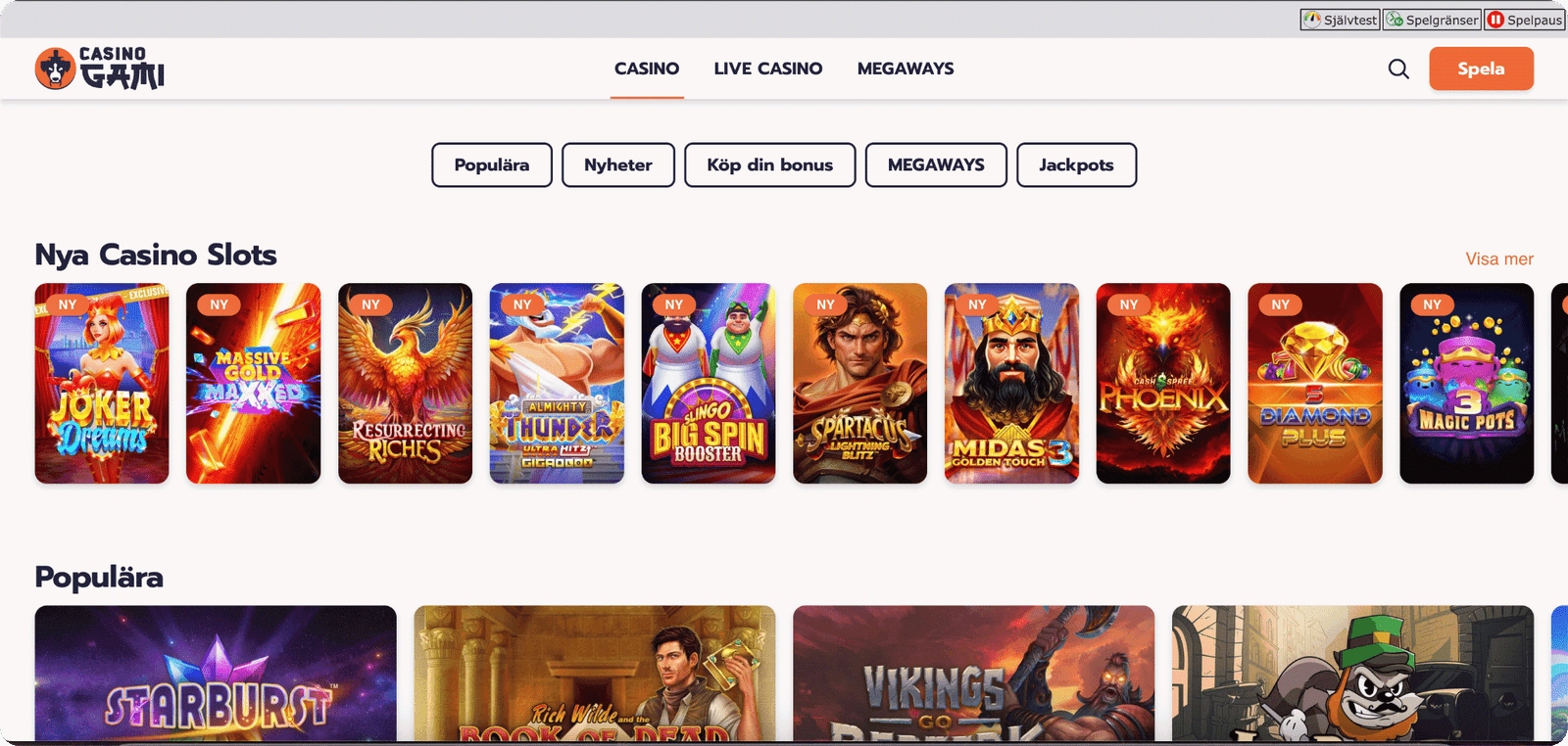 Casino Gami Casino spel